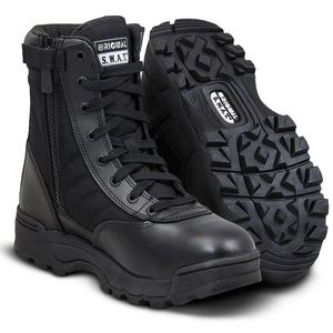 Original S.W.A.T. Tactical Mens Boot Classic 9” Side Zip Black Size 10.5W